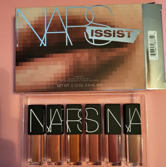 NARS Narsissist Velvet Lip Glide Set: Wanted (6 Pink & Brown Hues), .12ozx6, NIB - Picture 4 of 7
